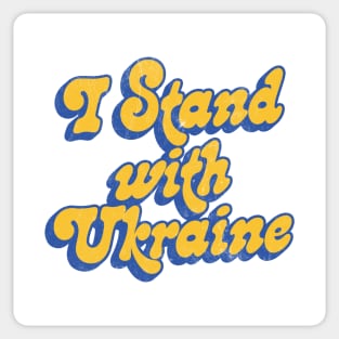 I Stand With Ukraine Sticker